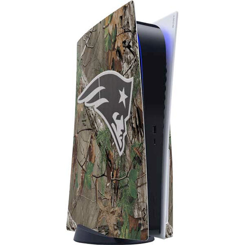 NFL New England Patriots Realtree Xtra Green Camo PlayStation PS5 Skins