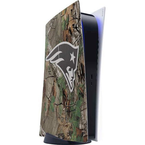 NFL New England Patriots Realtree Xtra Green Camo PlayStation PS5 Skins