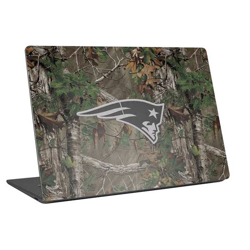 NFL New England Patriots Realtree Xtra Green Camo Laptop Skins