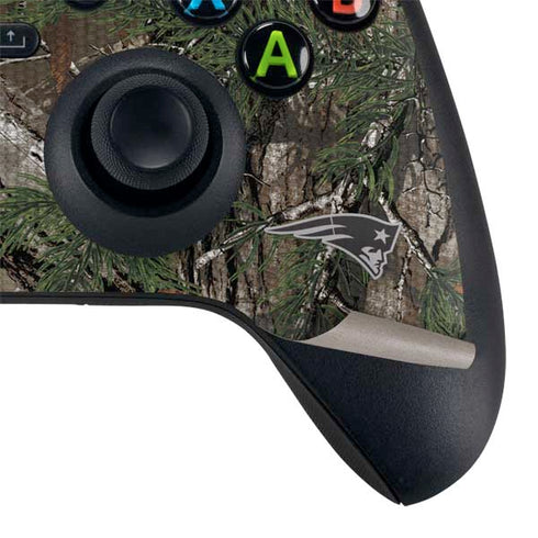 NFL New England Patriots Realtree Xtra Green Camo XBox Series X Digital Edition Bundle Skin