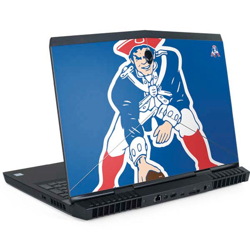 NFL New England Patriots Retro Logo Dell Alienware Skin