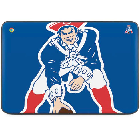 NFL New England Patriots Retro Logo HP Chromebook Skin