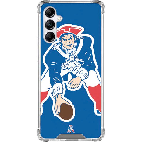 NFL New England Patriots Retro Logo Gabb Phone 4 Clear Case