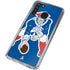 NFL New England Patriots Retro Logo Galaxy A21 Clear Case