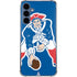 NFL New England Patriots Retro Logo Galaxy A55 5G Clear Case