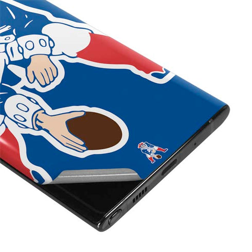 NFL New England Patriots Retro Logo Galaxy Note 10 Plus Skin