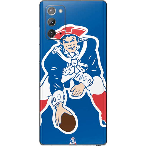 NFL New England Patriots Retro Logo Galaxy Note20 5G Skin