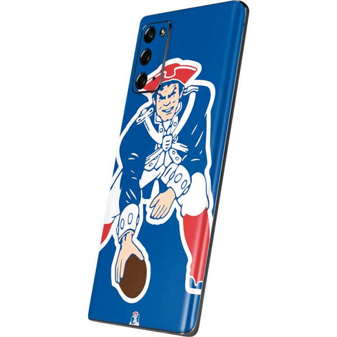 NFL New England Patriots Retro Logo Galaxy Note20 5G Skin