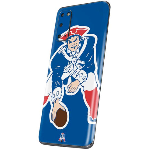 NFL New England Patriots Retro Logo Galaxy S20 Skin