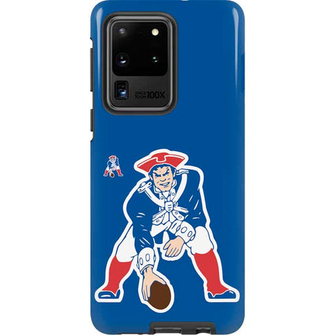NFL New England Patriots Retro Logo Galaxy S20 Ultra 5G Pro Case