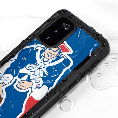 NFL New England Patriots Retro Logo Galaxy S20 Waterproof Case