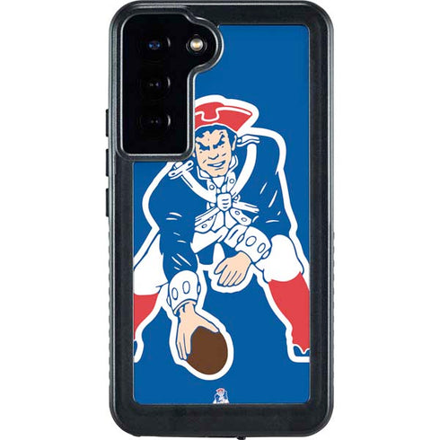 NFL New England Patriots Retro Logo Galaxy S24 Plus Waterproof Case