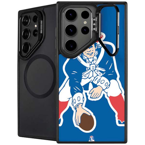 NFL New England Patriots Retro Logo Galaxy S25 Ultra Kickstand Case
