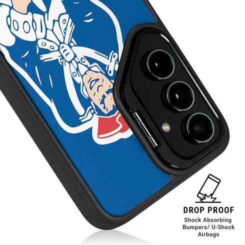 NFL New England Patriots Retro Logo Galaxy S24 Ultra Kickstand Case