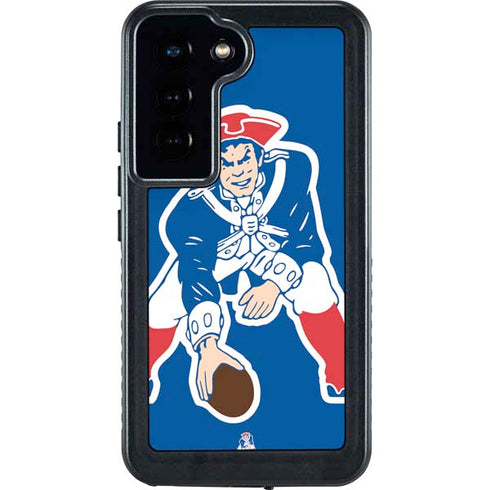 NFL New England Patriots Retro Logo Galaxy S24 Waterproof Case