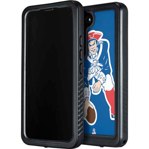 NFL New England Patriots Retro Logo Galaxy S24 Waterproof Case
