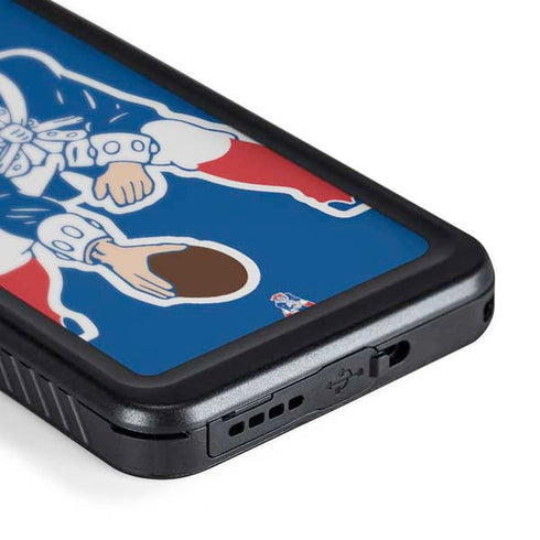 NFL New England Patriots Retro Logo Galaxy S24 Waterproof Case