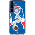 NFL New England Patriots Retro Logo Galaxy S25 Clear Case