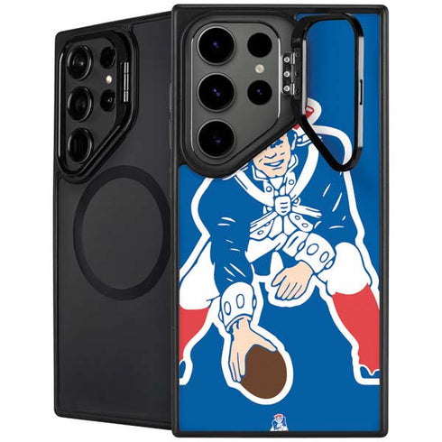 NFL New England Patriots Retro Logo Galaxy S26 Ultra Kickstand Case