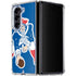 NFL New England Patriots Retro Logo Galaxy Z Fold5 5G Clear Case