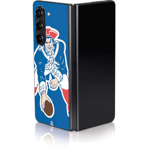 NFL New England Patriots Retro Logo Galaxy Z Fold5 5G Skin