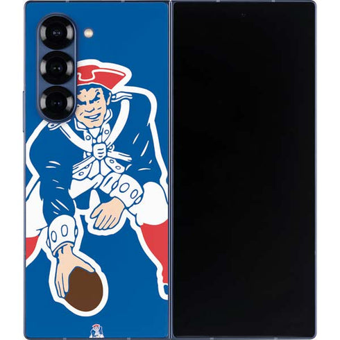 NFL New England Patriots Retro Logo Galaxy Z Fold6 Skin
