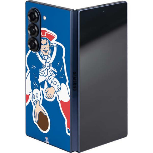 NFL New England Patriots Retro Logo Galaxy Z Fold6 Skin