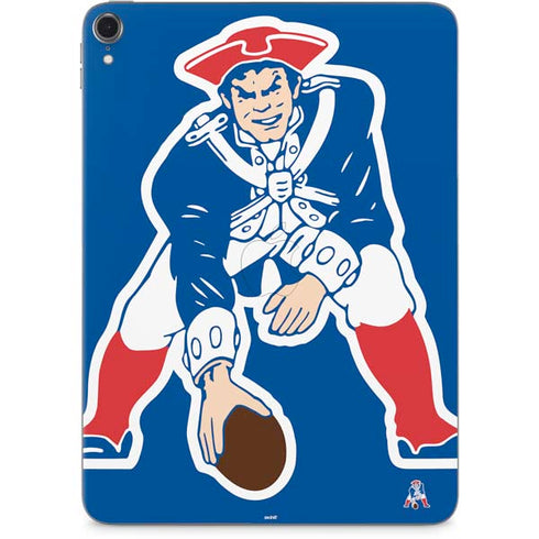 NFL New England Patriots Retro Logo Apple iPad Pro Skin