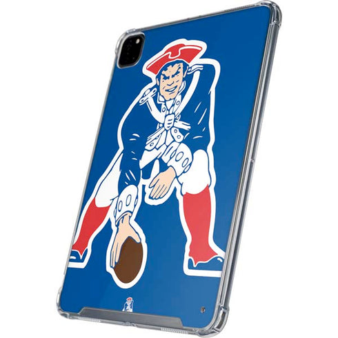 NFL New England Patriots Retro Logo iPad Pro 12.9in (2020) Clear Case