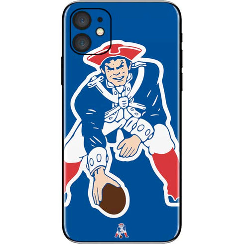 NFL New England Patriots Retro Logo iPhone 11 Skin
