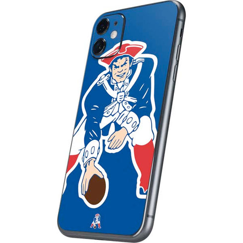 NFL New England Patriots Retro Logo iPhone 11 Skin