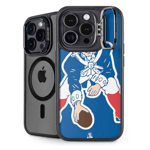NFL New England Patriots Retro Logo iPhone 13 Pro Max Kickstand Case