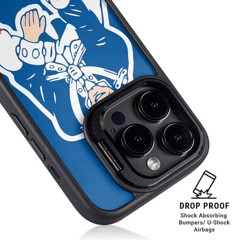 NFL New England Patriots Retro Logo iPhone 15 Pro Max Kickstand Case