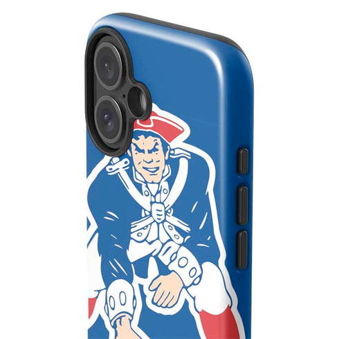 NFL New England Patriots Retro Logo iPhone 16 Impact Case