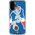 NFL New England Patriots Retro Logo iPhone 16 Plus Clear Case