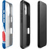 NFL New England Patriots Retro Logo iPhone 16 Plus Impact Case