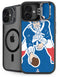 NFL New England Patriots Retro Logo iPhone 16 Plus Kickstand Case