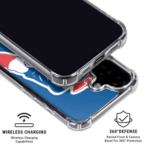 NFL New England Patriots Retro Logo iPhone 16 Plus MagSafe Case