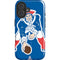 NFL New England Patriots Retro Logo iPhone 16 Plus Magsafe Impact Case