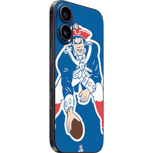 NFL New England Patriots Retro Logo iPhone 16 Plus Skin