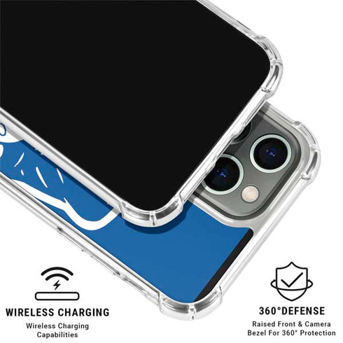 NFL New England Patriots Retro Logo iPhone 16 Pro Clear Case