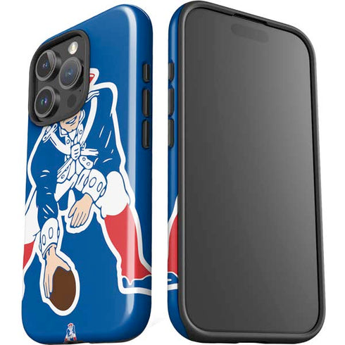 NFL New England Patriots Retro Logo iPhone 16 Pro Impact Case