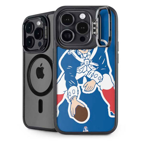 NFL New England Patriots Retro Logo iPhone 16 Pro Kickstand Case