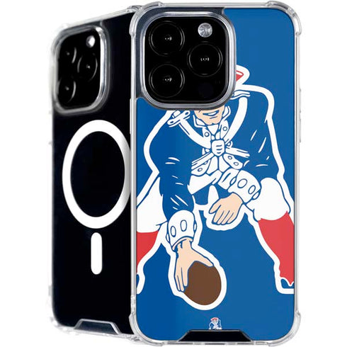 NFL New England Patriots Retro Logo iPhone 16 Pro MagSafe Case