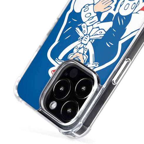 NFL New England Patriots Retro Logo iPhone 16 Pro MagSafe Case