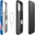 NFL New England Patriots Retro Logo iPhone 16 Pro Magsafe Impact Case