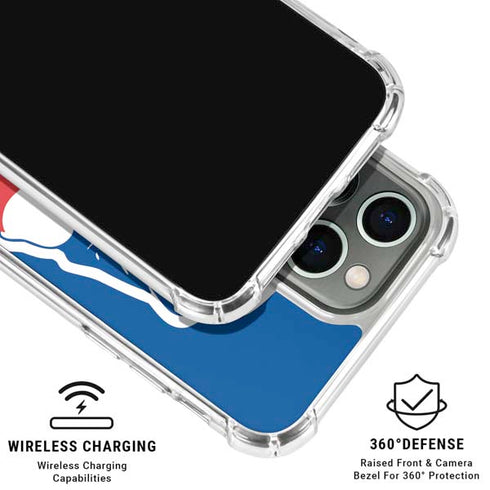 NFL New England Patriots Retro Logo iPhone 16 Pro Max Clear Case