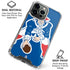NFL New England Patriots Retro Logo iPhone 16 Pro Max Clear Case