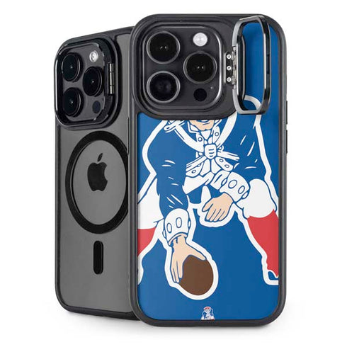 NFL New England Patriots Retro Logo iPhone 16 Pro Max Kickstand Case