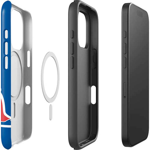 NFL New England Patriots Retro Logo iPhone 16 Pro Max Magsafe Impact Case